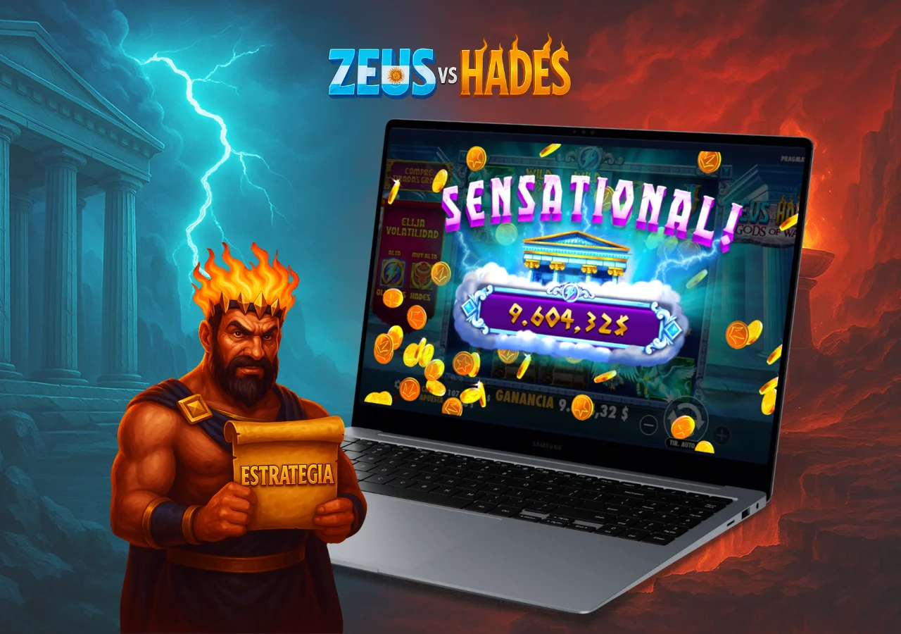 Zeus vs. Hades en demo permite practicar sin perder dinero real